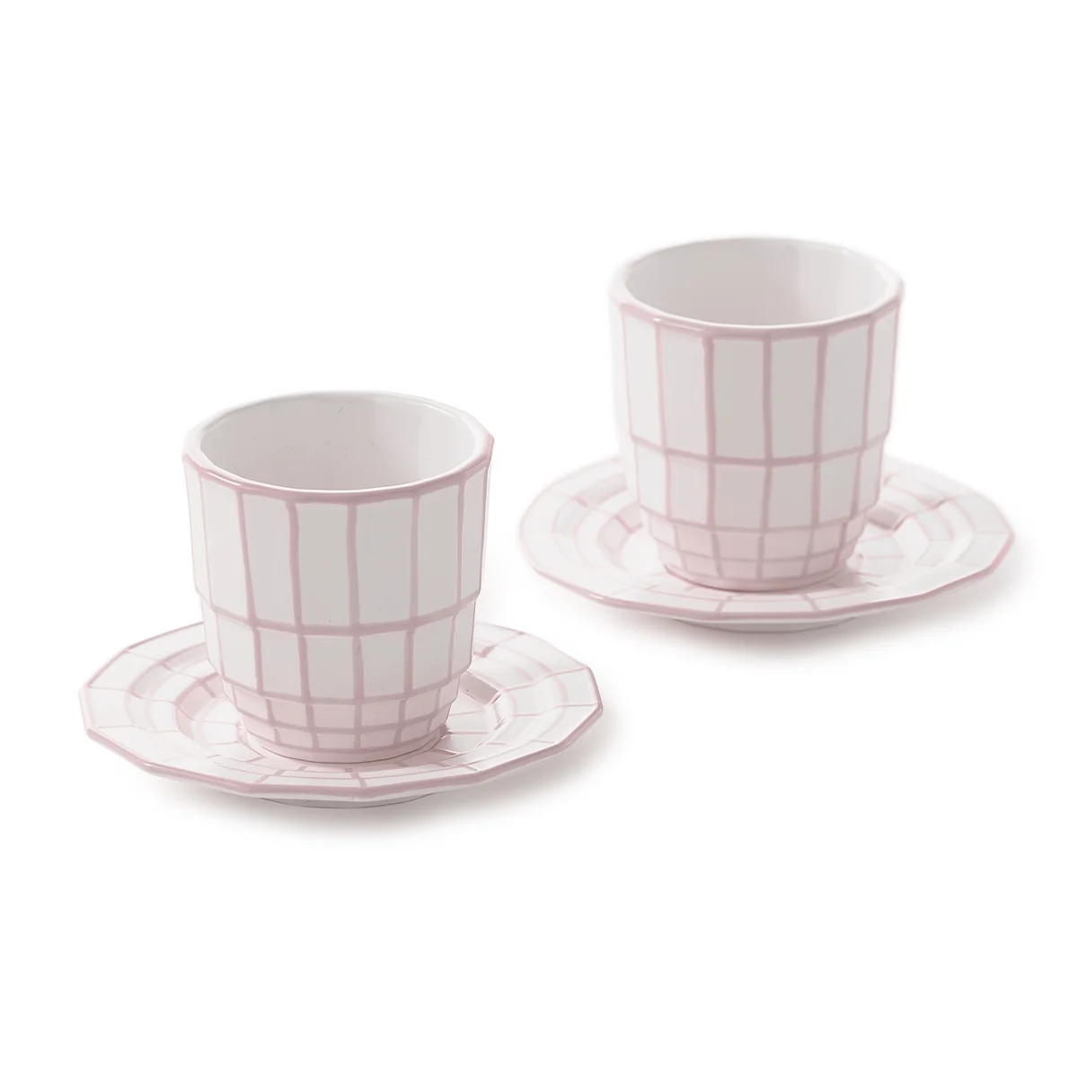 POLSPOTTEN - Digi Espressotasse, hellrosa (2er-Set)