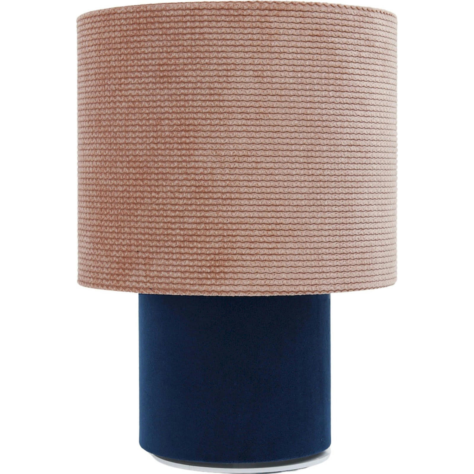 TWIST - Lampe de chevet Tissu Rose 20x20x29 cm