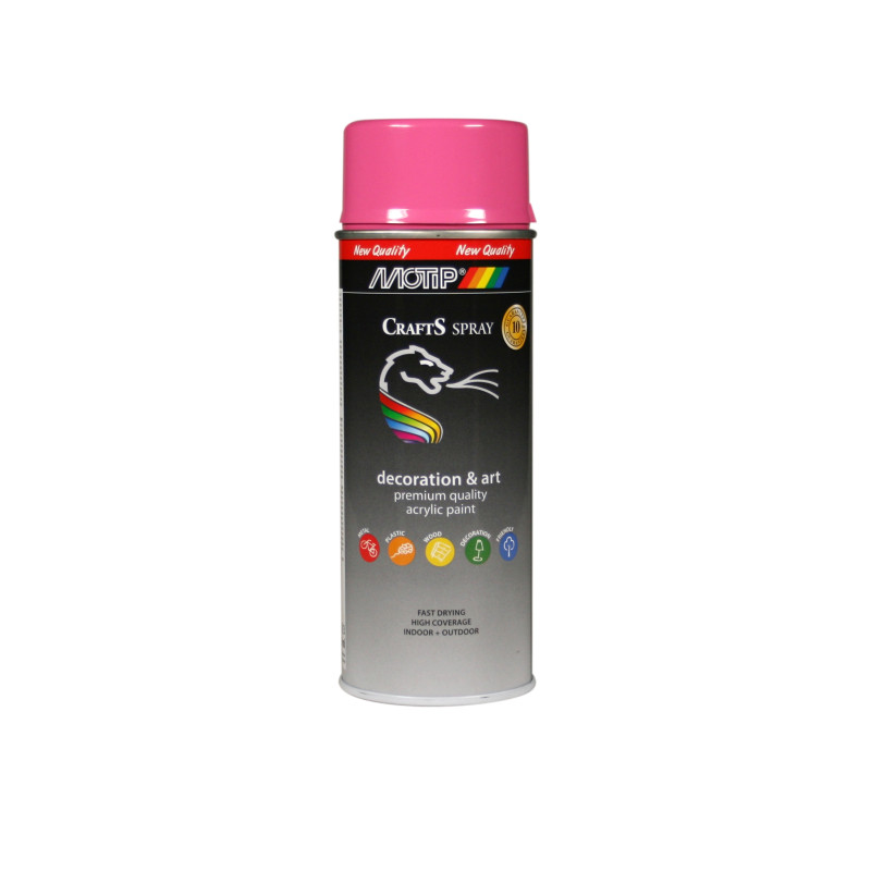 Peinture en spray Crafts violet bruyère brillante 0,4 L MOTIP
