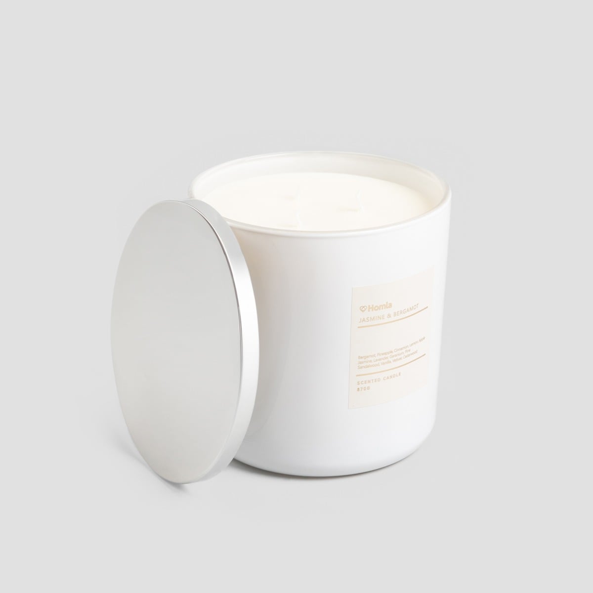 Świeca zapachowa VELUMA Jasmine&Bergamot 870 g
