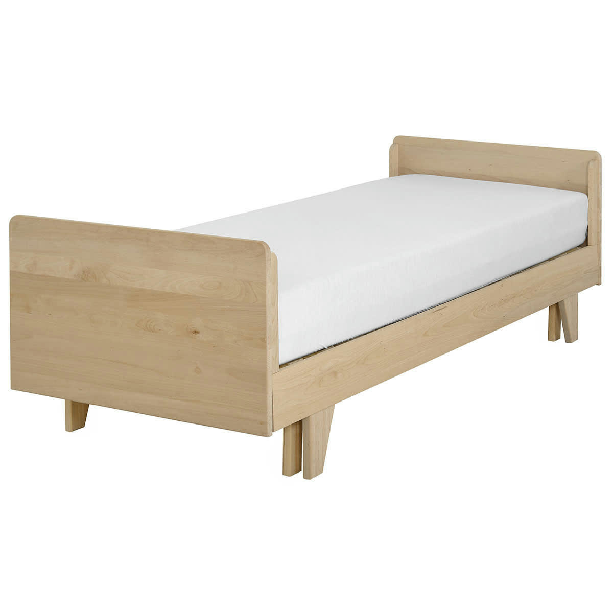NANDO - Lit extensible 80x200 cm bois massif bois