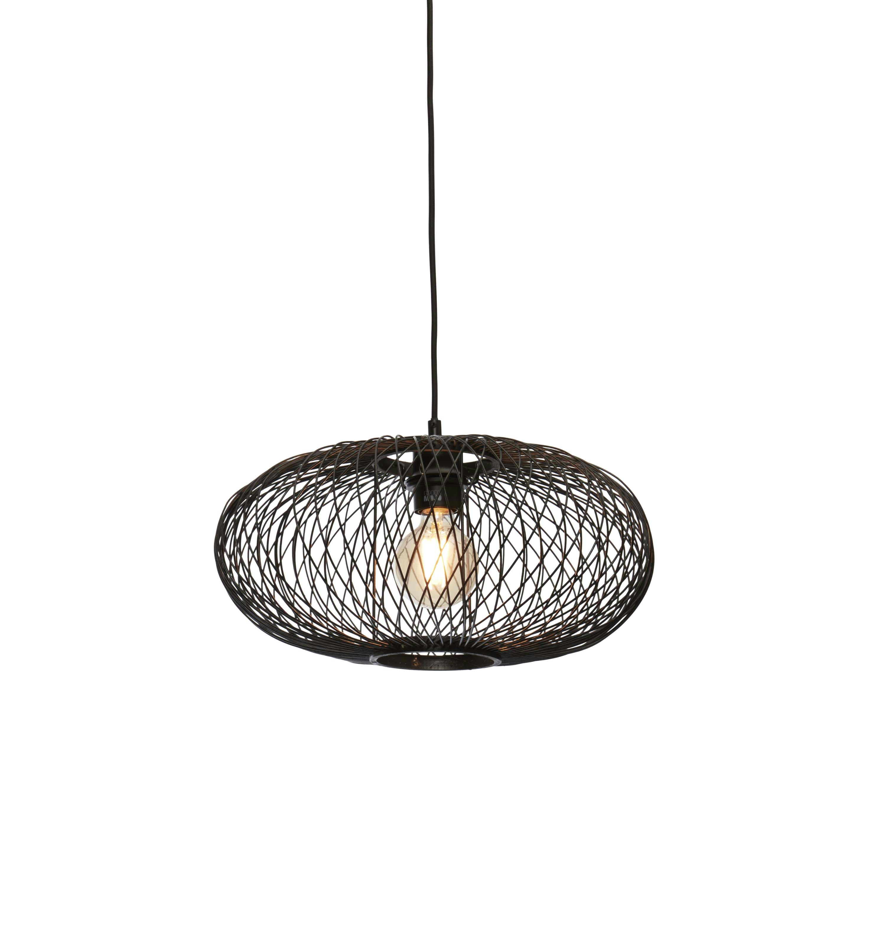 CANGO - Suspension bambou  noir, h. 20cm