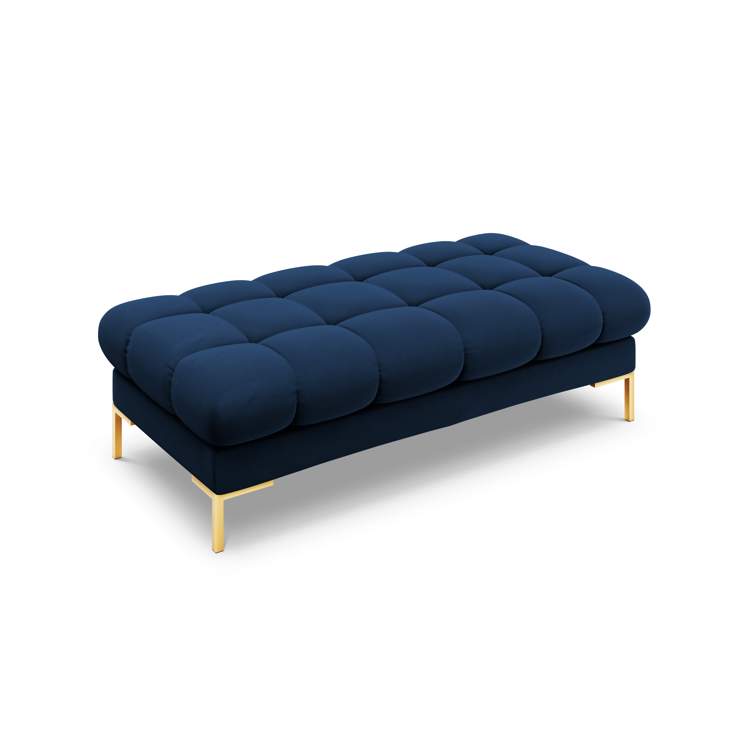 Cosmopolitan Design Bali Hocker - Koningsblauw / Goud