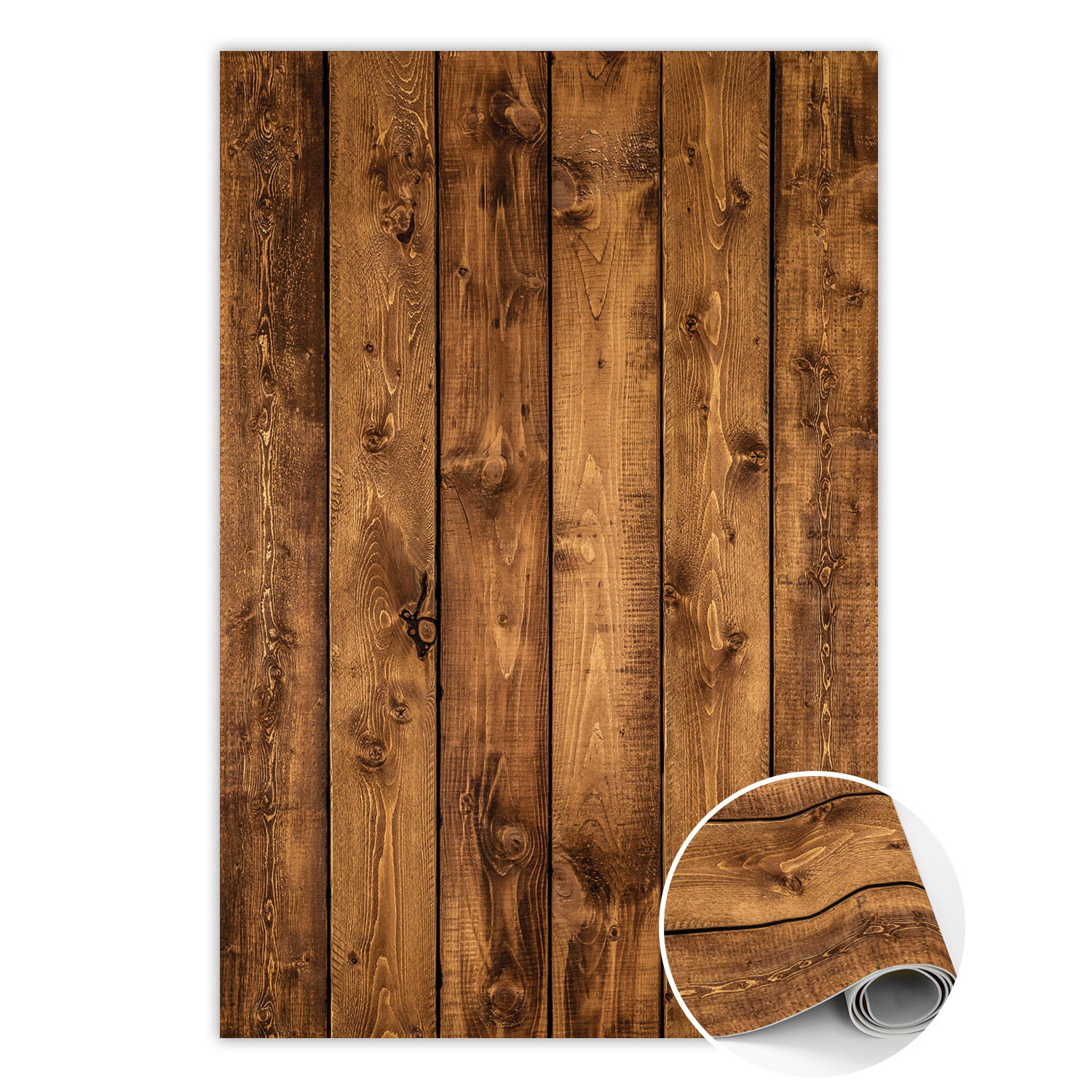 Wewnętrzny dywan winylowy Pionowe deski 60 x 90 cm