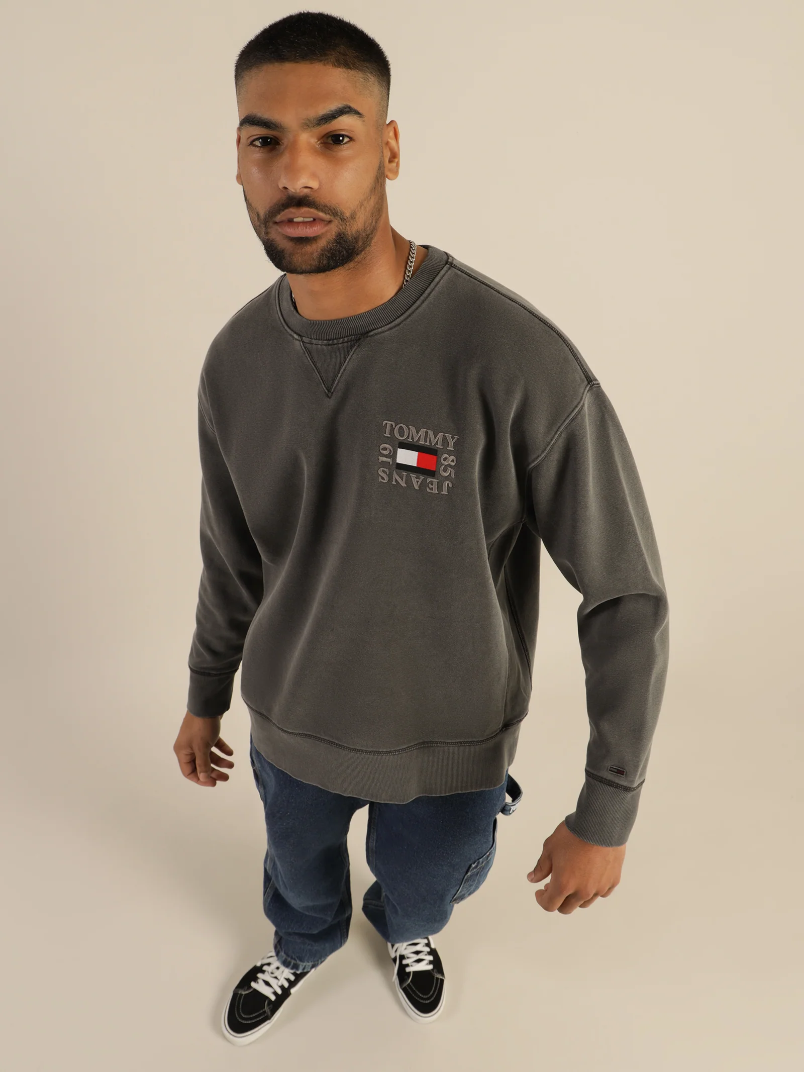 Logo Patch Fleece Sweatshirt