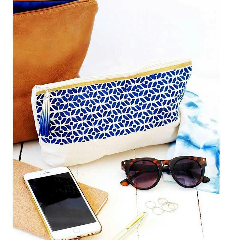 COTON - Trousse en coton à décorer 19x29cm