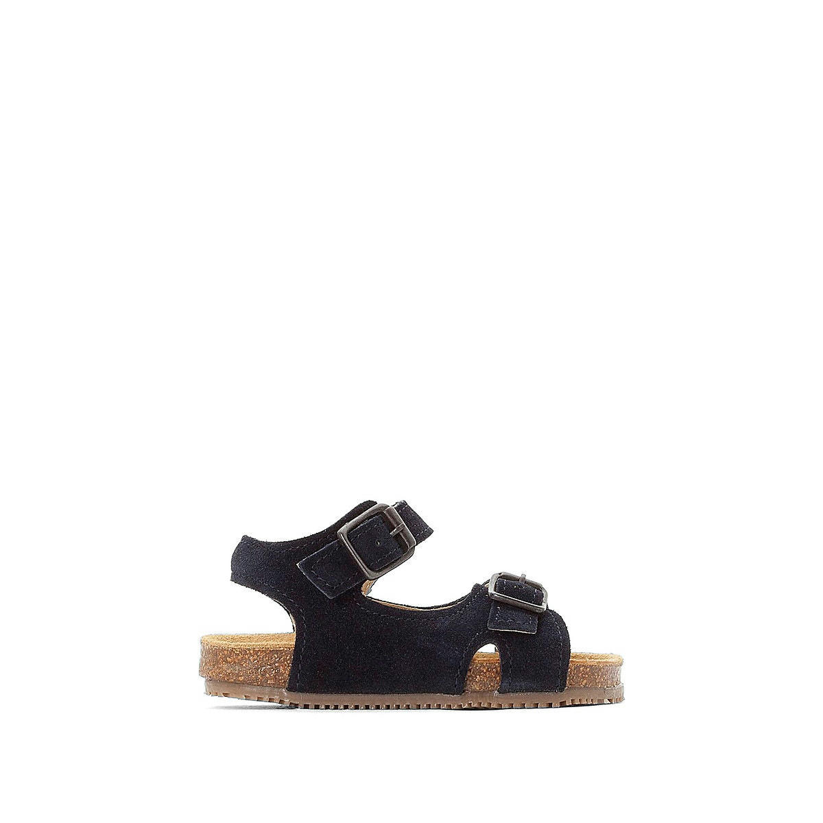 Sandales en cuir à boucles