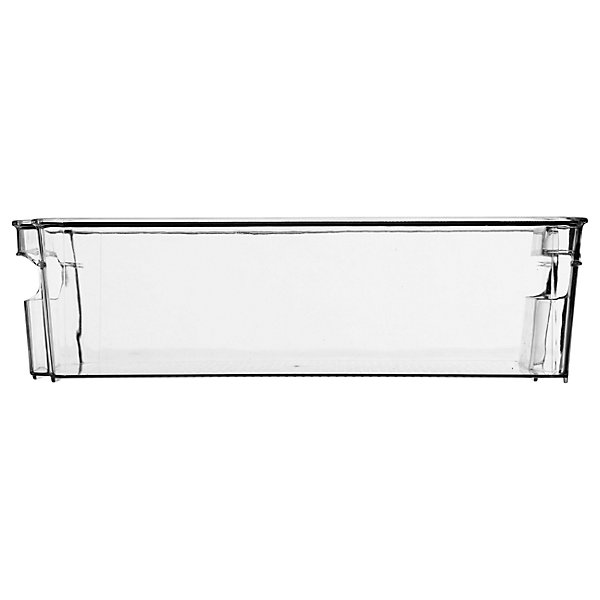 Bac de rangement en plastique transparent pour réfrigérateur 5 L