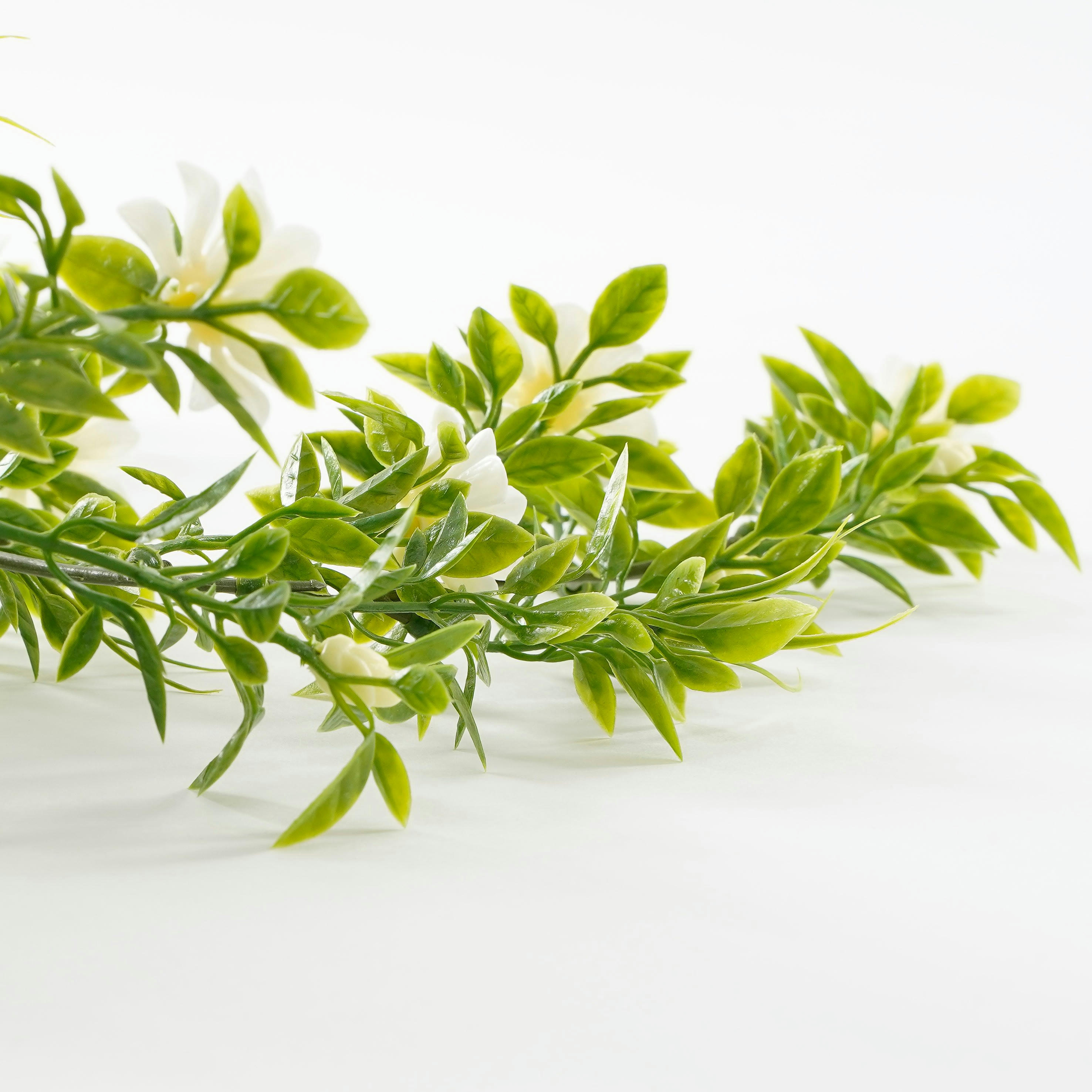 DAISY - Guirlande de marguerite artificiel blanc L180