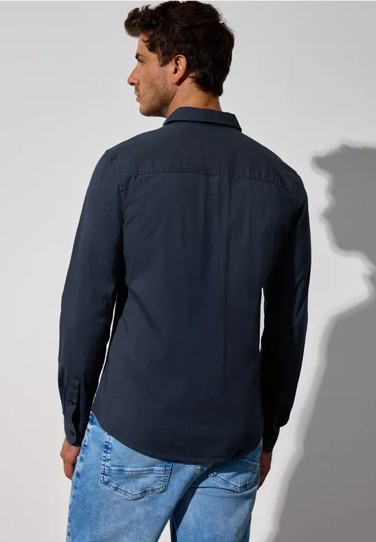 Popeline Stretch Hemd