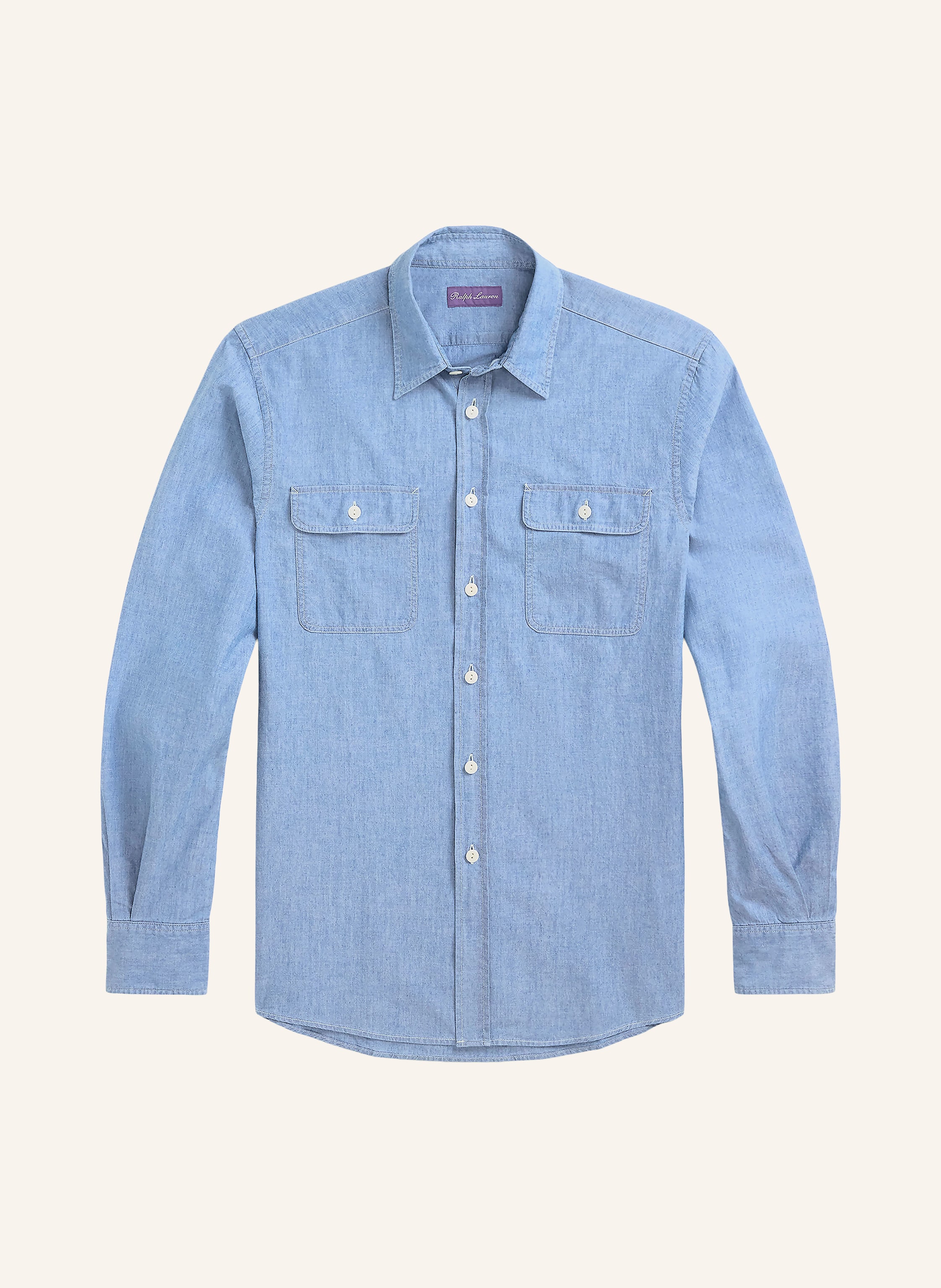 RALPH LAUREN PURPLE LABEL Jeanshemd Slim Fit