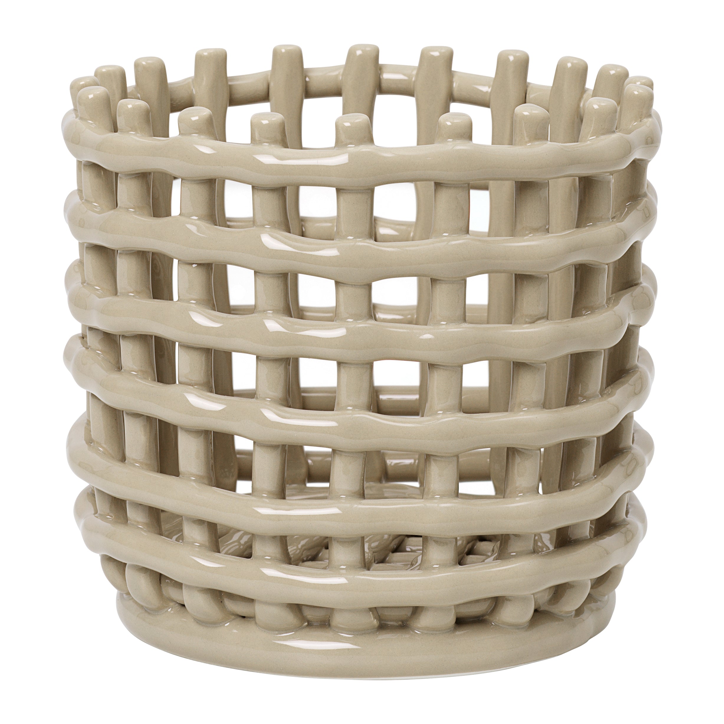 Ferm Living Ceramic Mand Small - Cashmere