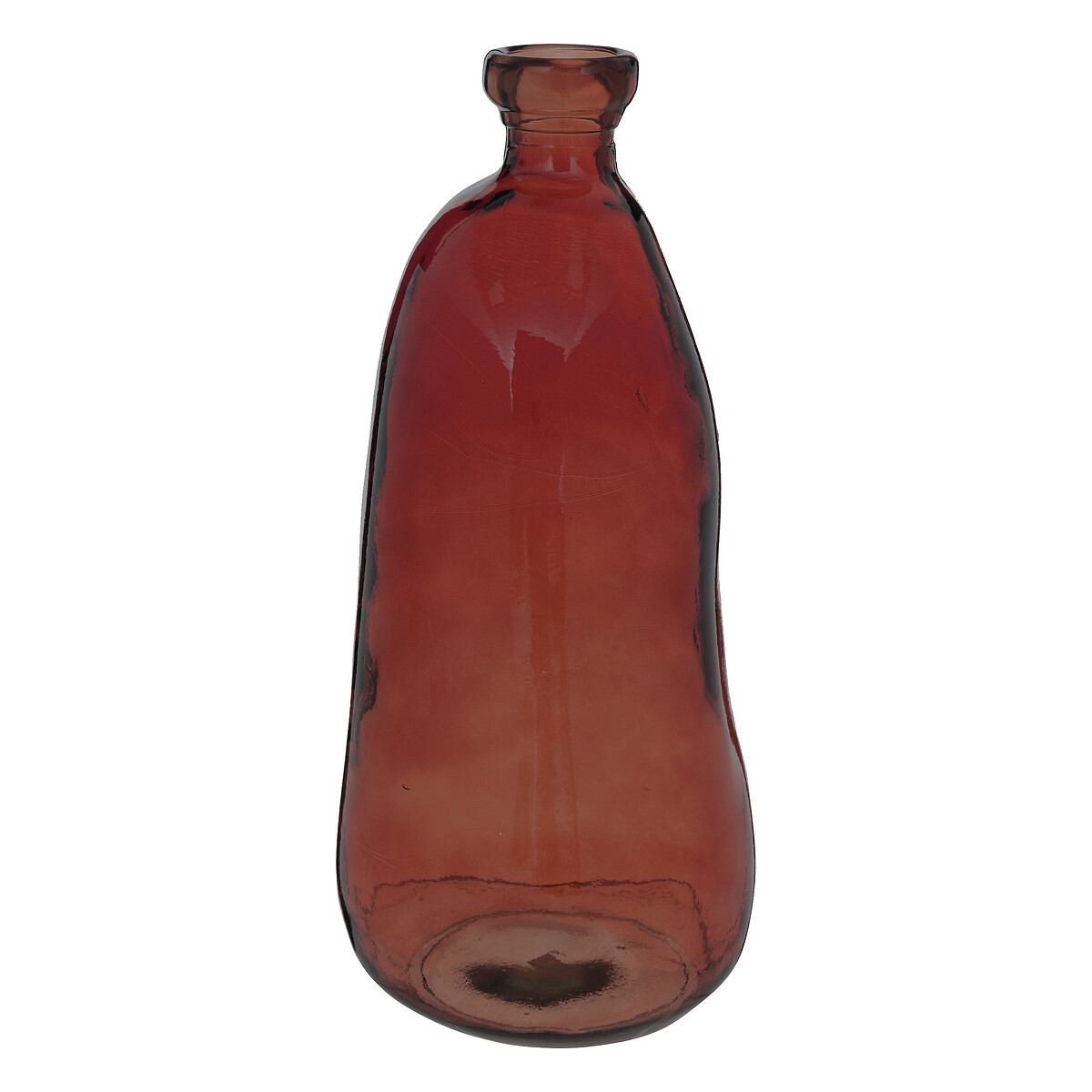 Vase bottle "Uly" Recycled glass, h.51 cm