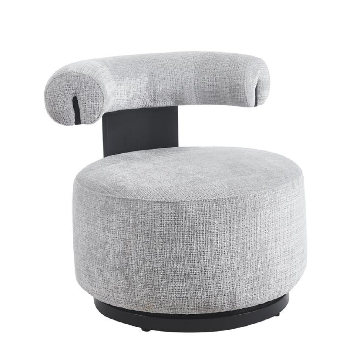 DÉJA Living Draaifauteuil Caranza - Grijs Stof