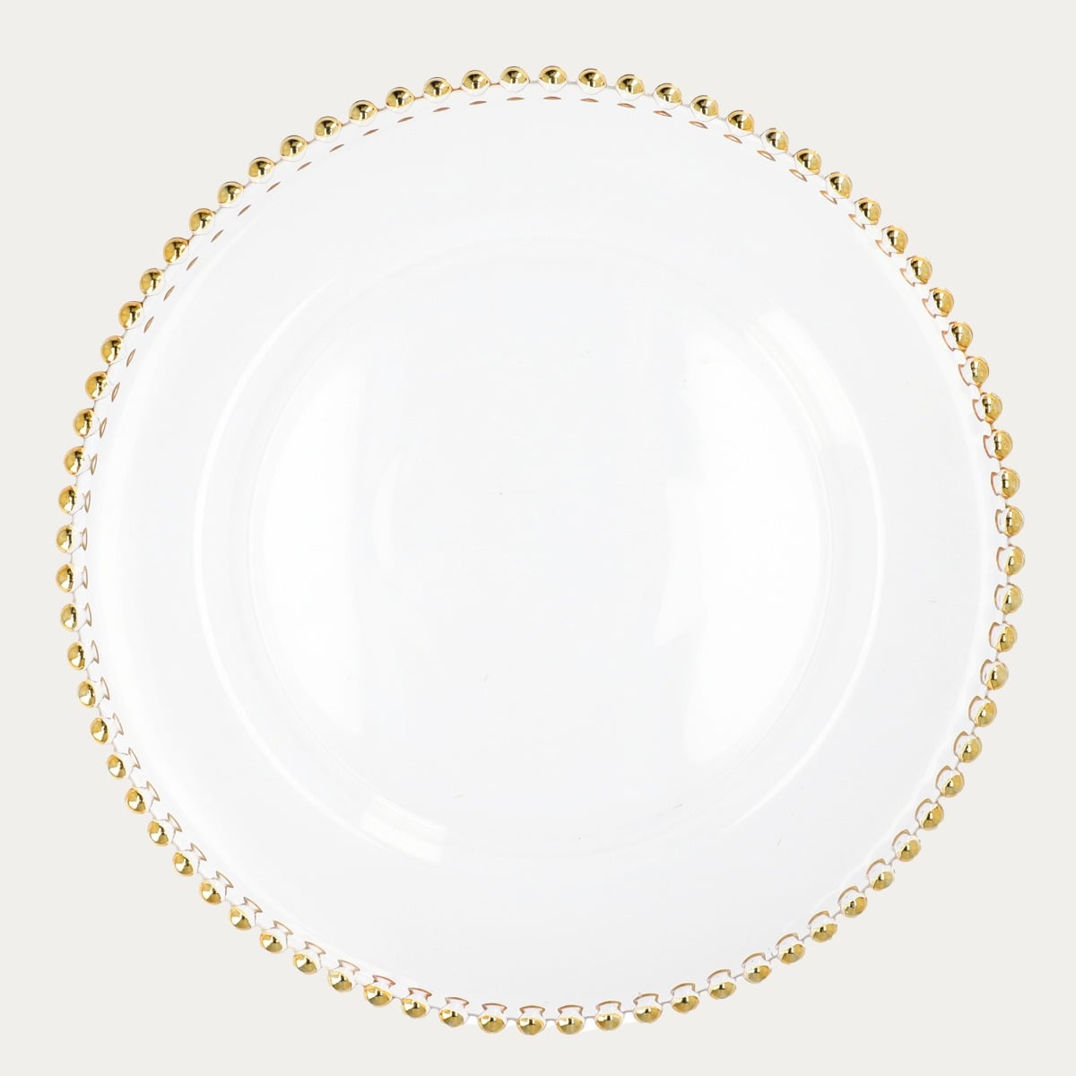 Talerz GOLDEN BALLS szklany 33 cm