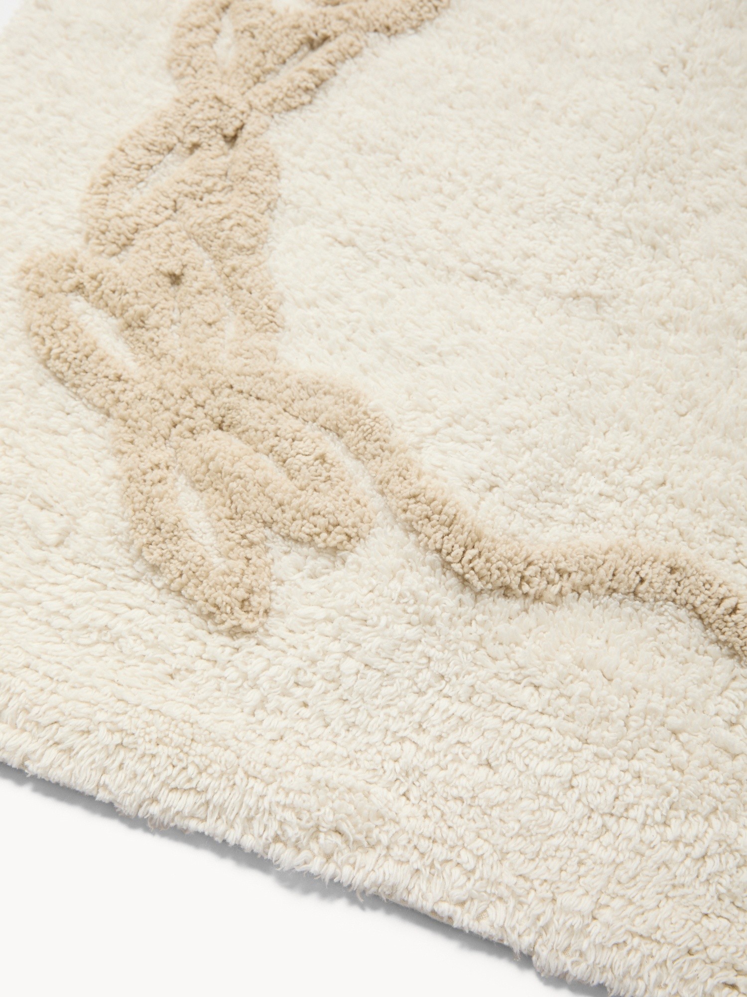 Tappeto bagno in cotone taftato con disegno fiocchi - Prezzo di lancio