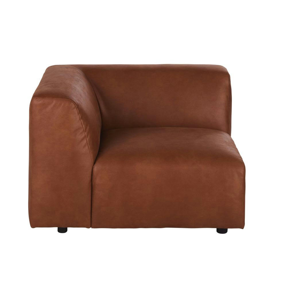 Buddy - Accoudoir gauche pour canapé modulable camel