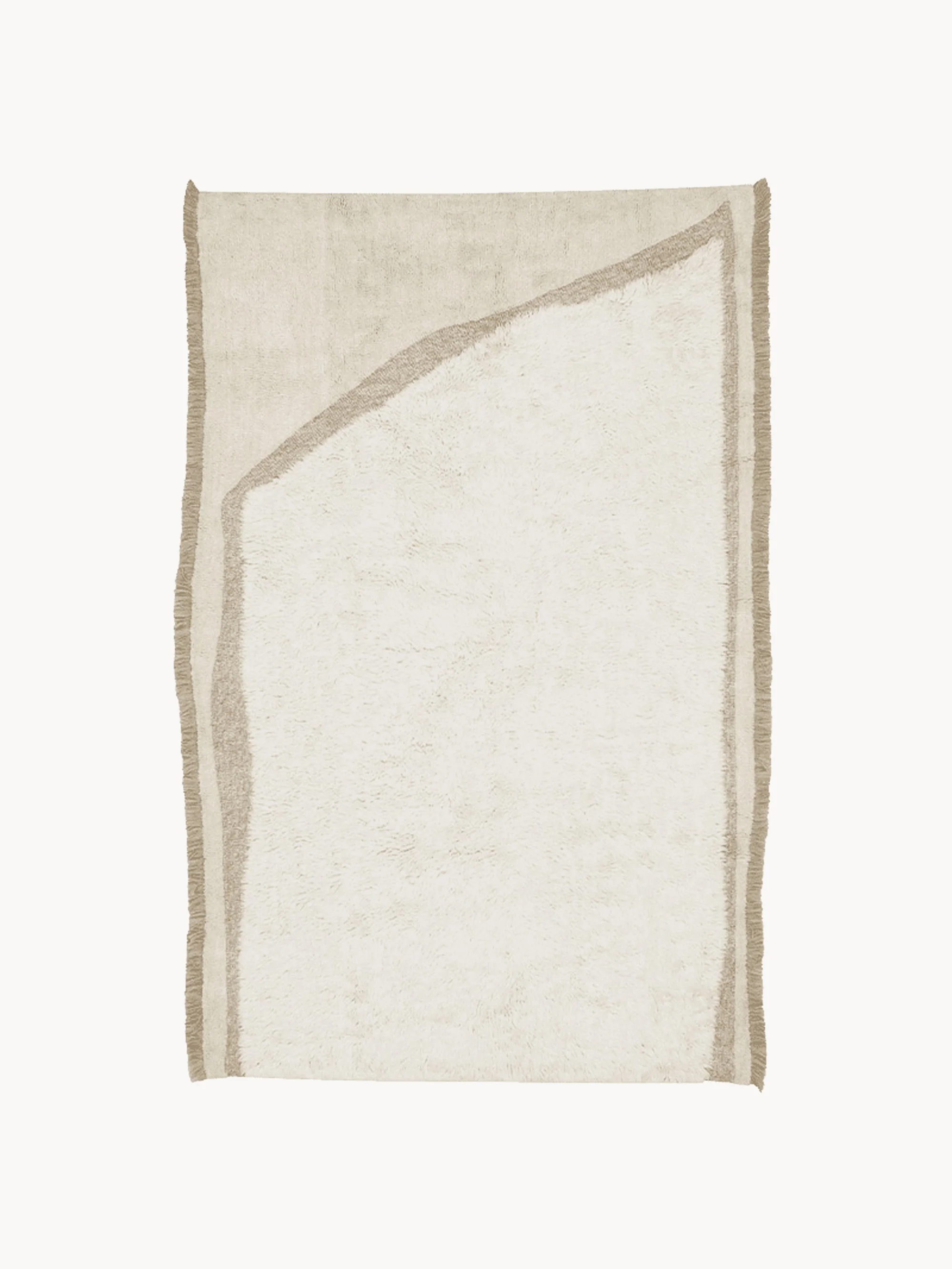 Hochflor-Teppich Nomad aus Wolle