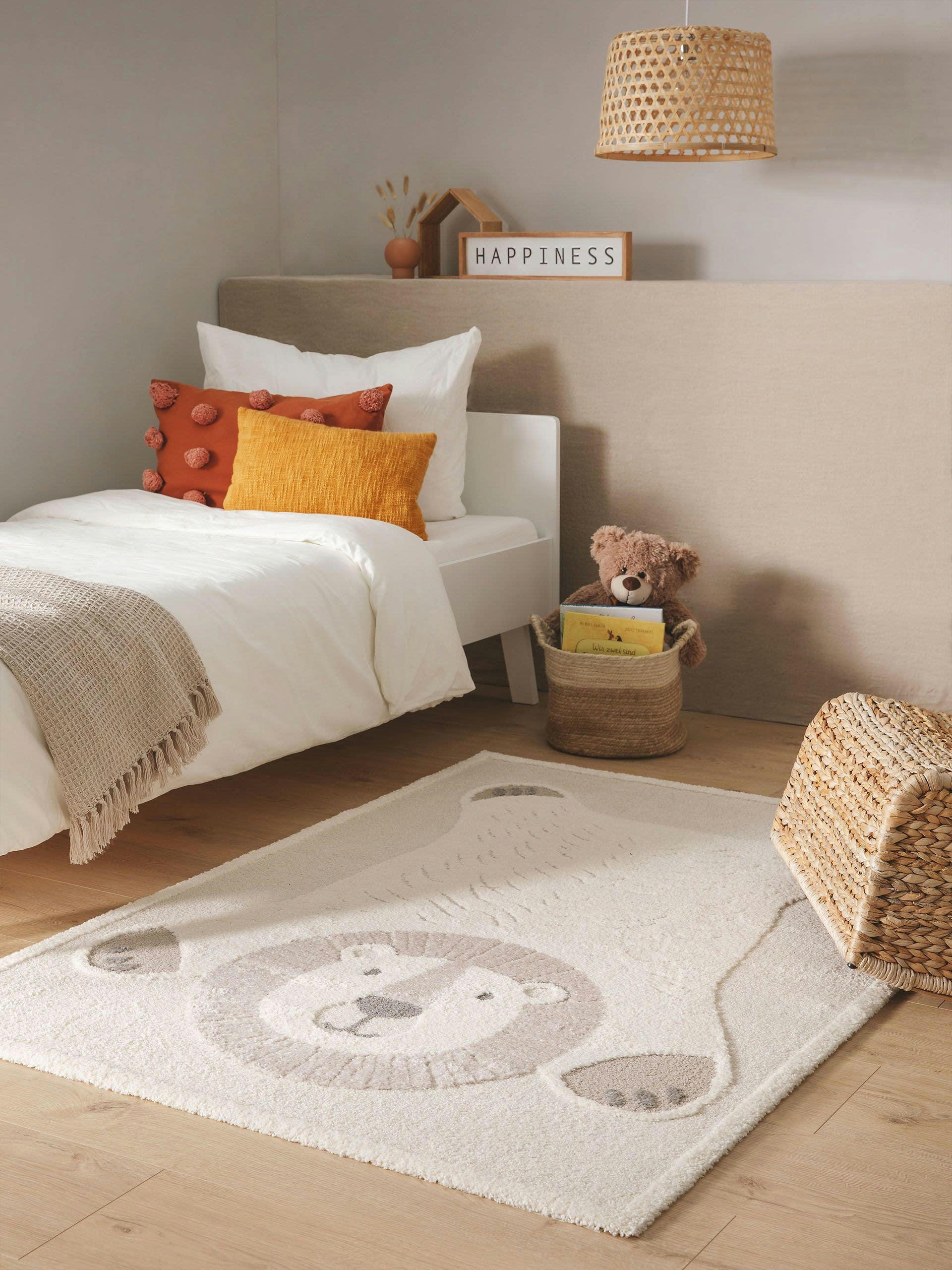 EVE - Tapis enfant crème/beige 160x230