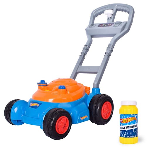 Hot Wheels Bubble N Go Mower with 4oz Bottle - Blue / Orange