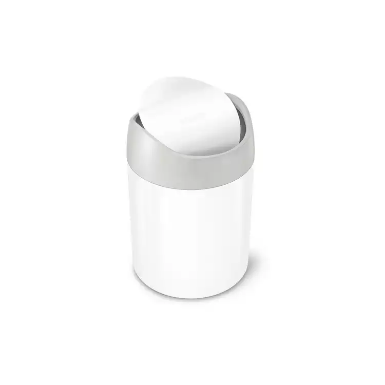 Simplehuman 1.5L Mini Waste Bin - White