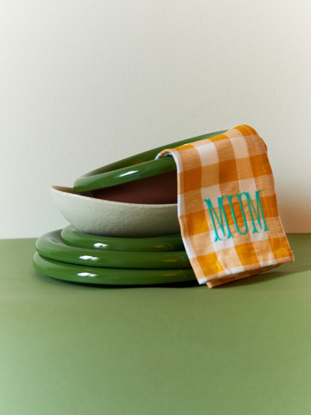 Set de 2 assiettes a dessert barro vert ... vert