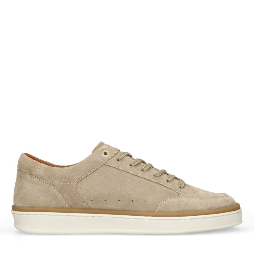 Manfield Beige suède sneakers