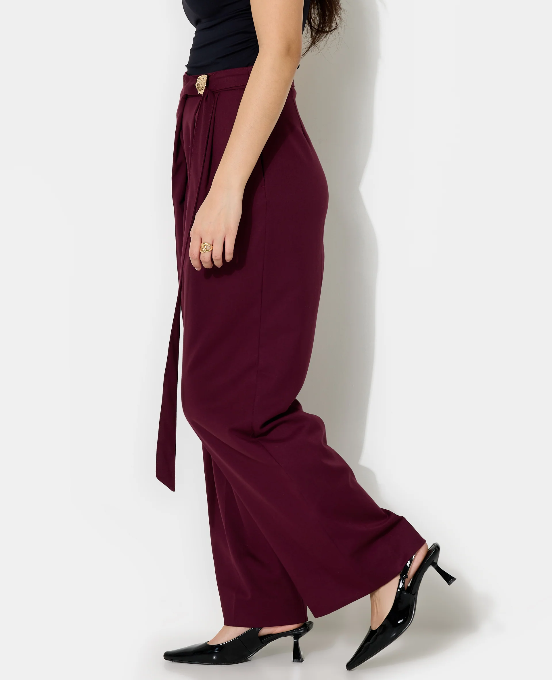 Pantalon portefeuille skant avec boucle bijou