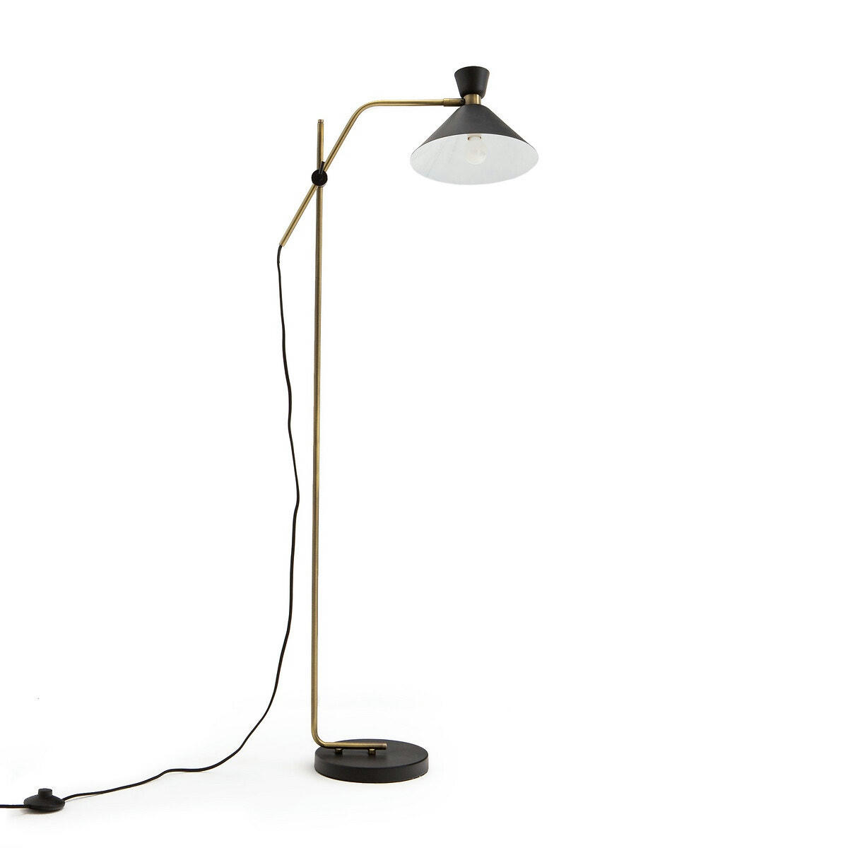 Lampadaire laiton vieilli Zoticus