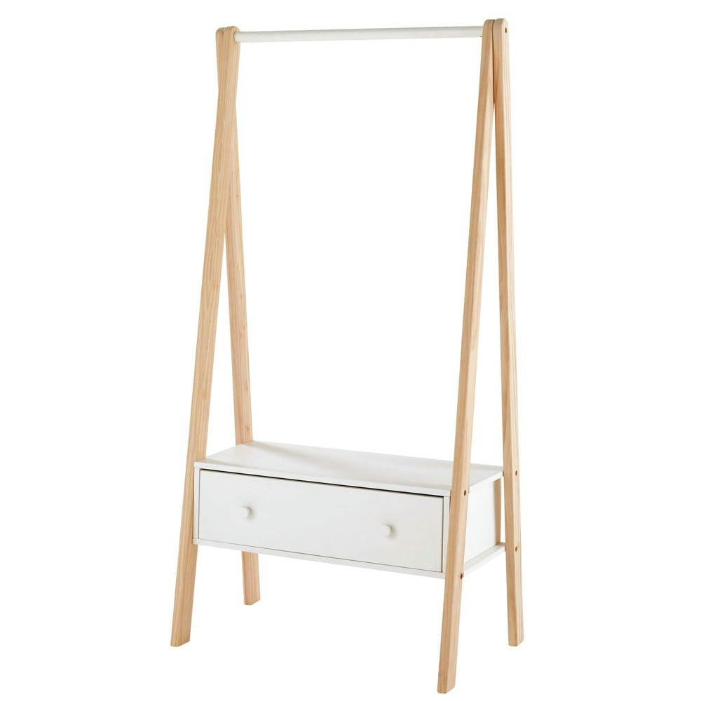 Joy - Portant 1 tiroir blanc