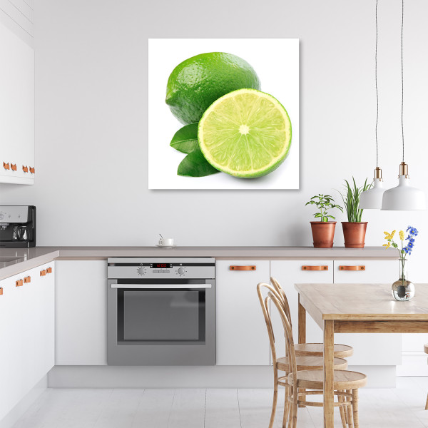 Feeby Obraz na płótnie, Owoce limonka 30x30