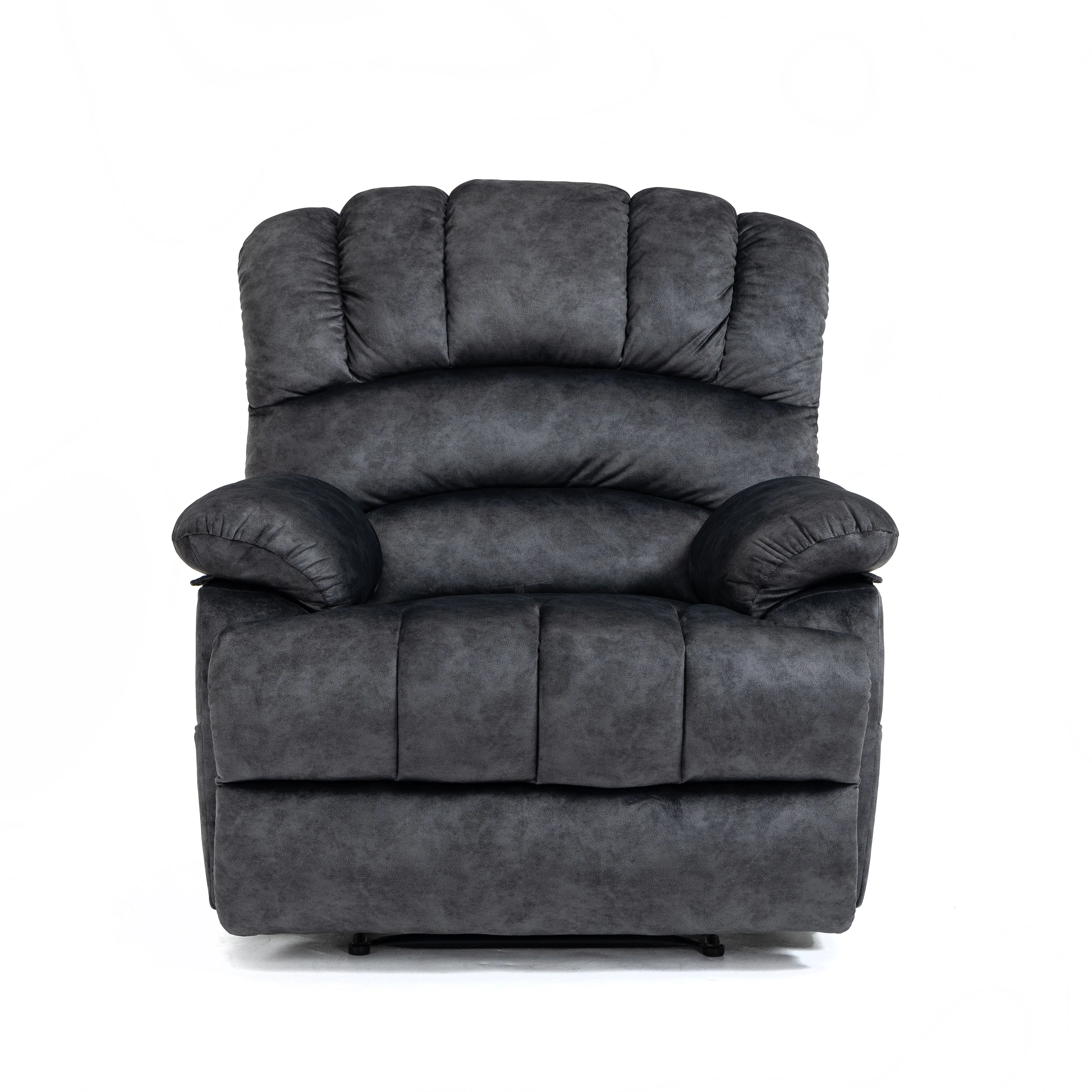 Large Manual Upholstered Recliner Chair