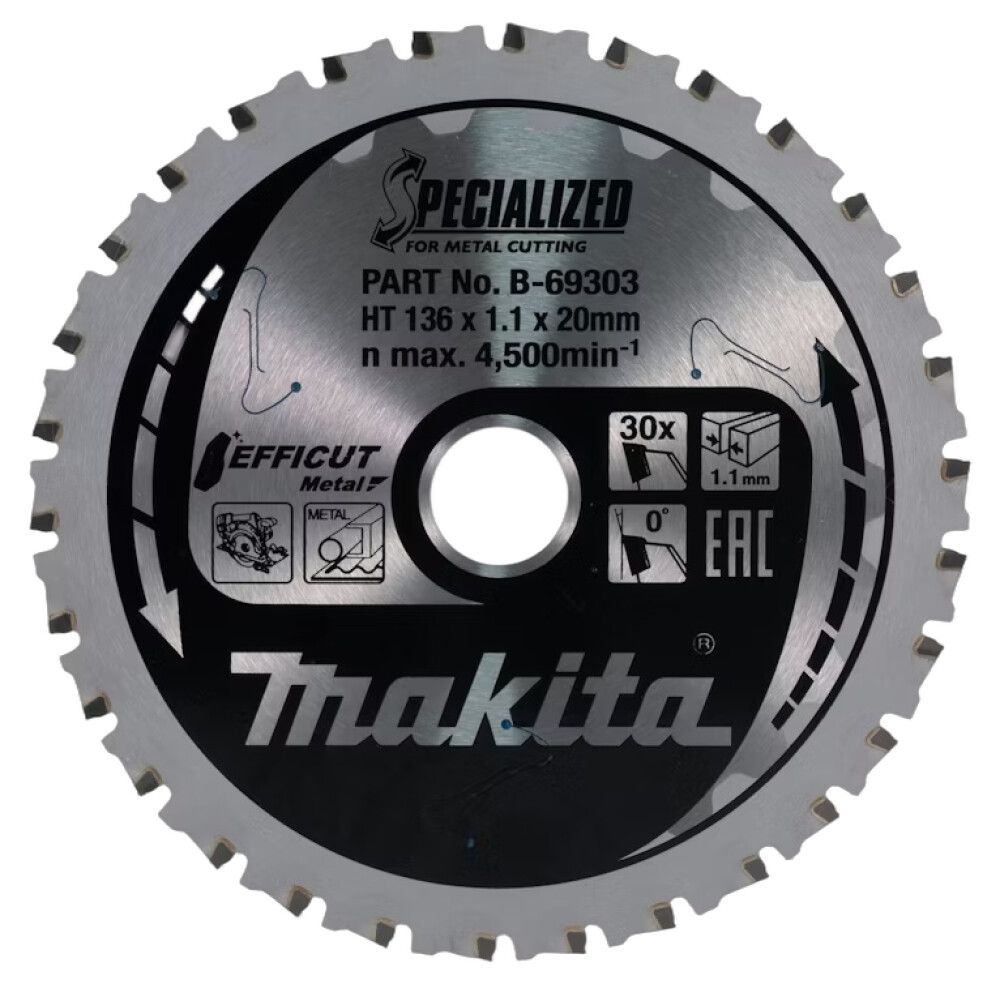SAGBLAD MAKITA EFFICUT 136X20X30T