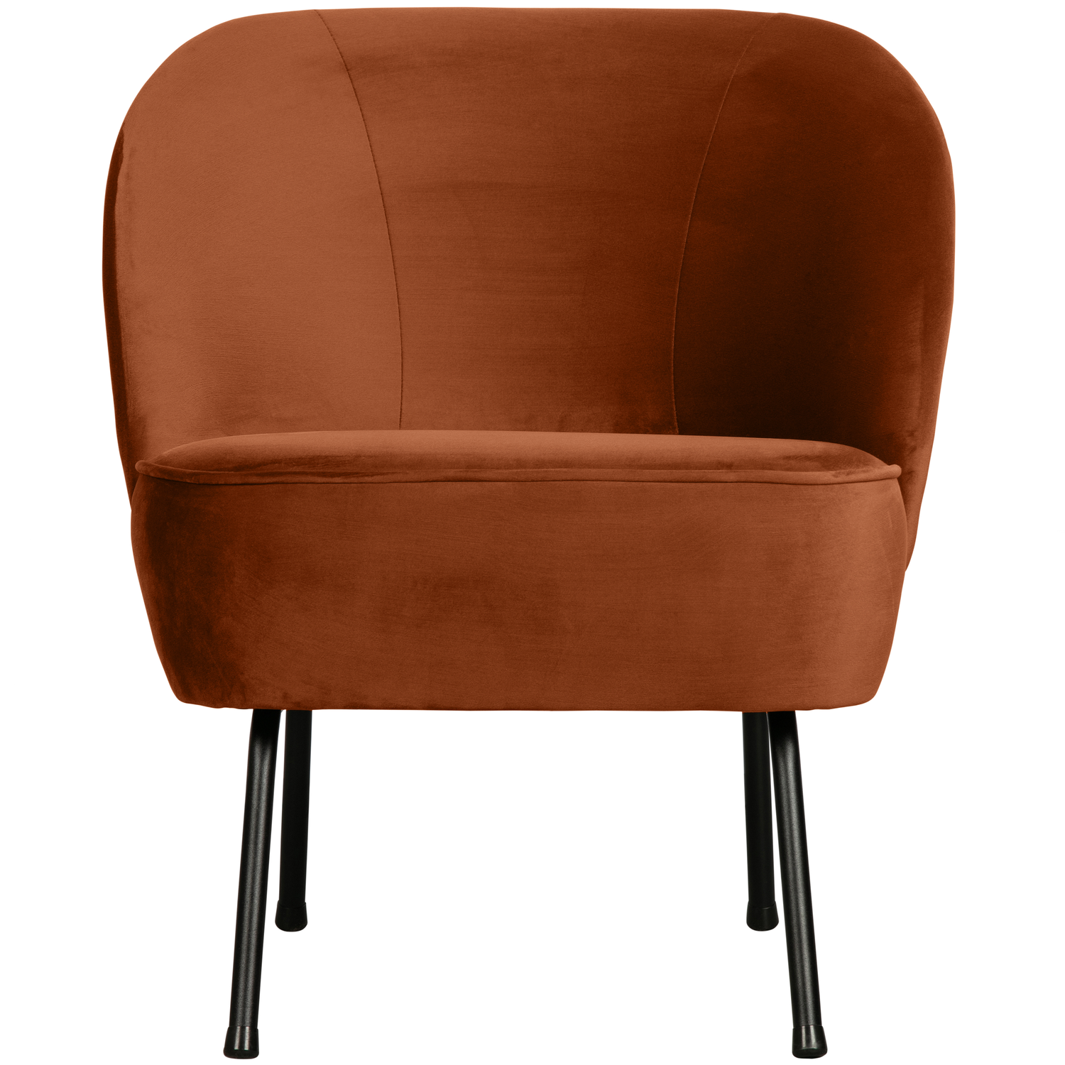 WOOOD fauteuil Vogue - Velvet - Roest - 69x57x70