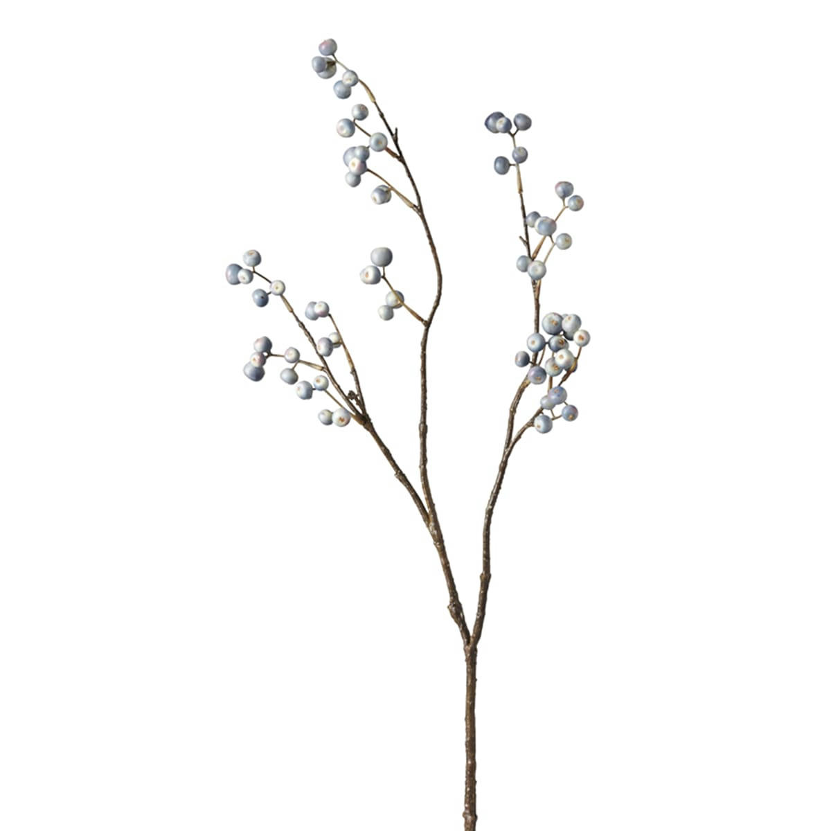 - Branche de baies artificielle bleue pâle H90