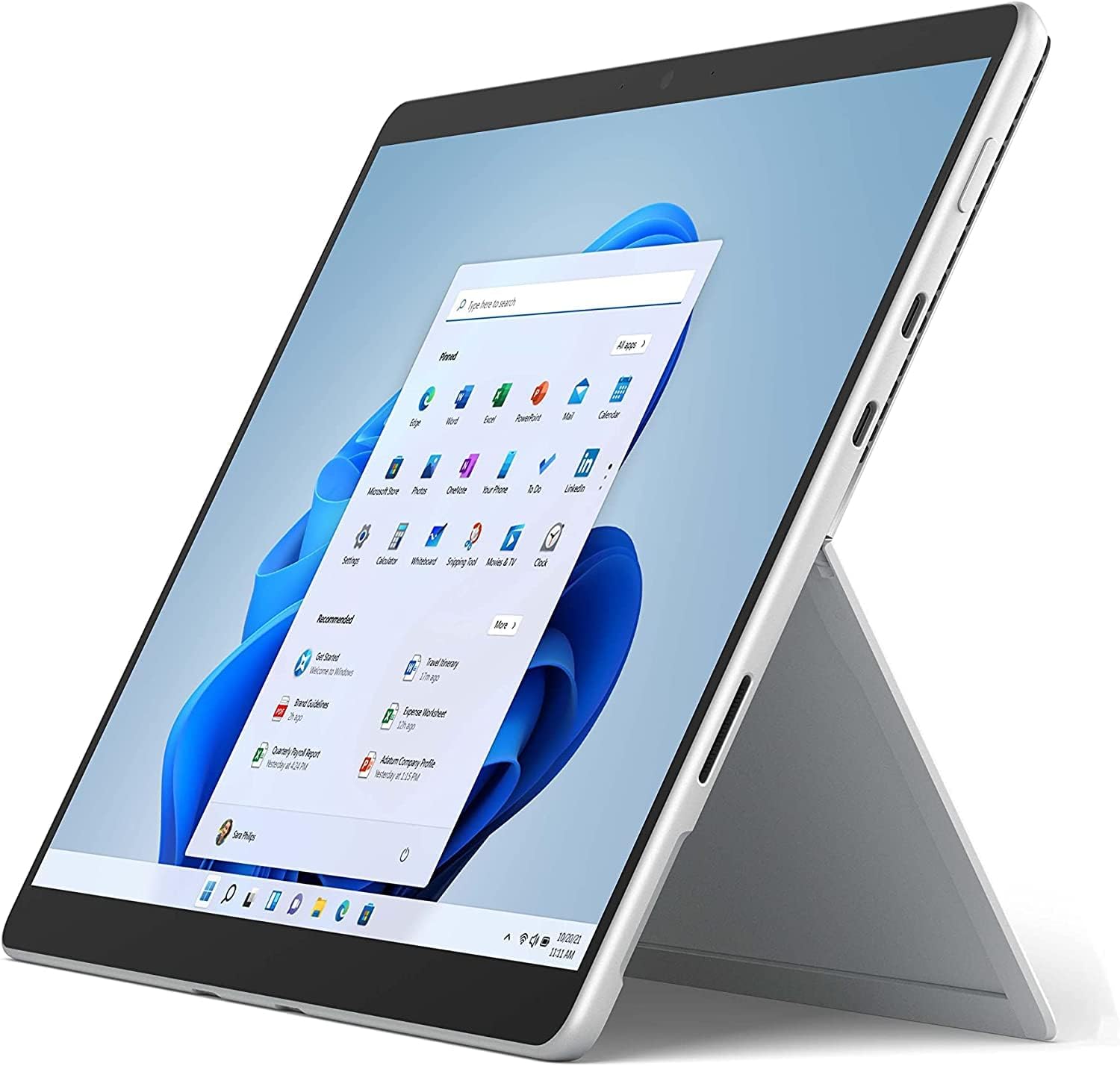 Microsoft Surface Pro 8 Tablet  13 Touchscreen  Intel i5 Evo Platform  8GB RAM  128GB SSD  Windows 11 Surface Laptop - Device Only - Platinum (Latest Model) (Renewed)