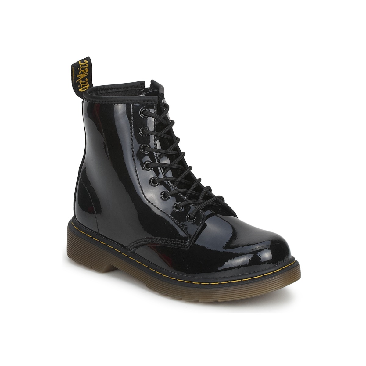 Dr. Martens - JR BLACK PATENT LAMPER - Black