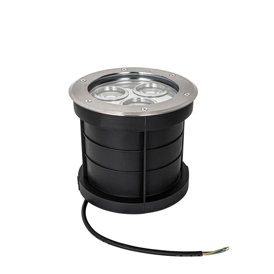 Qazqa grondspot tribus zilverkleurig gu10