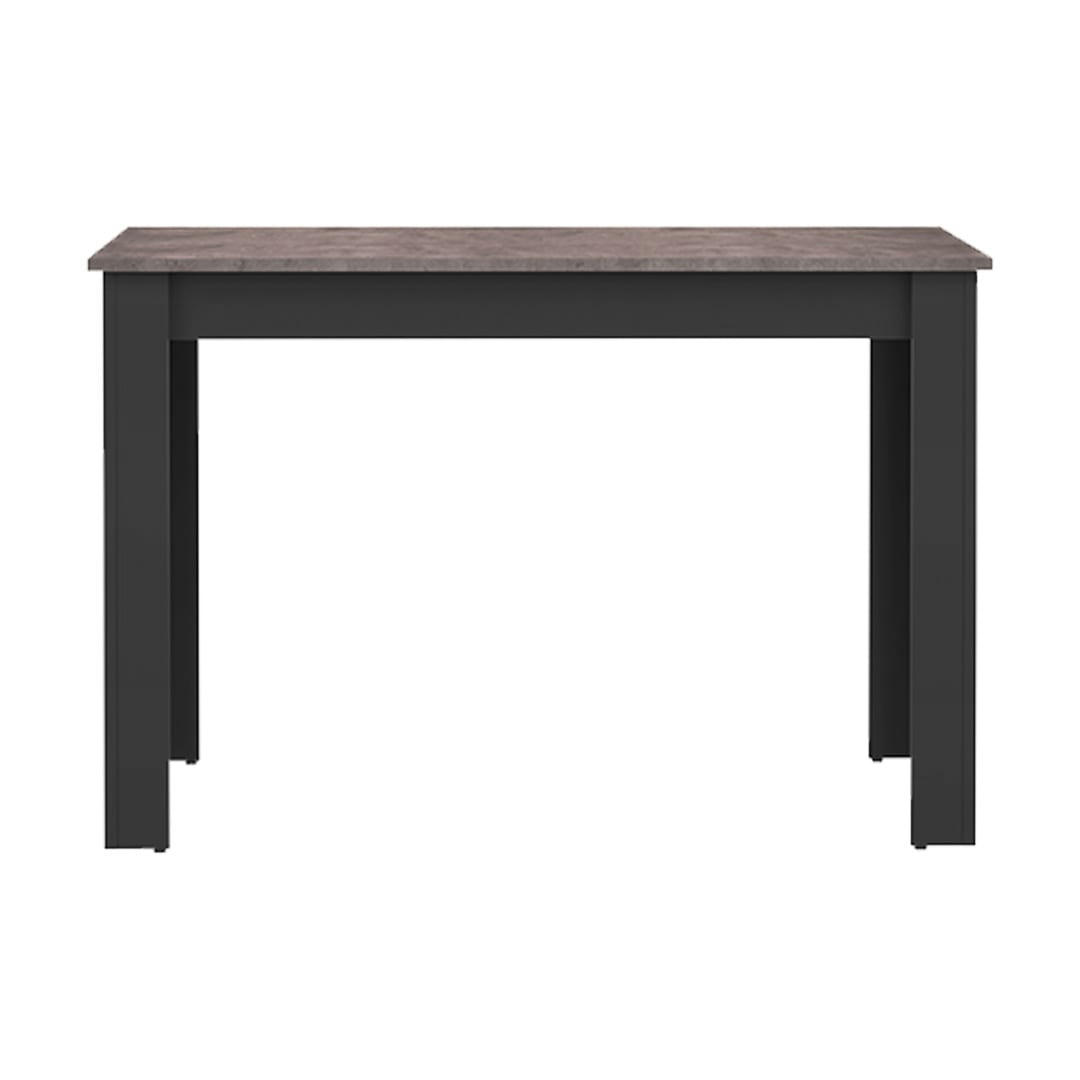 NICE - Table effet bois noir et béton