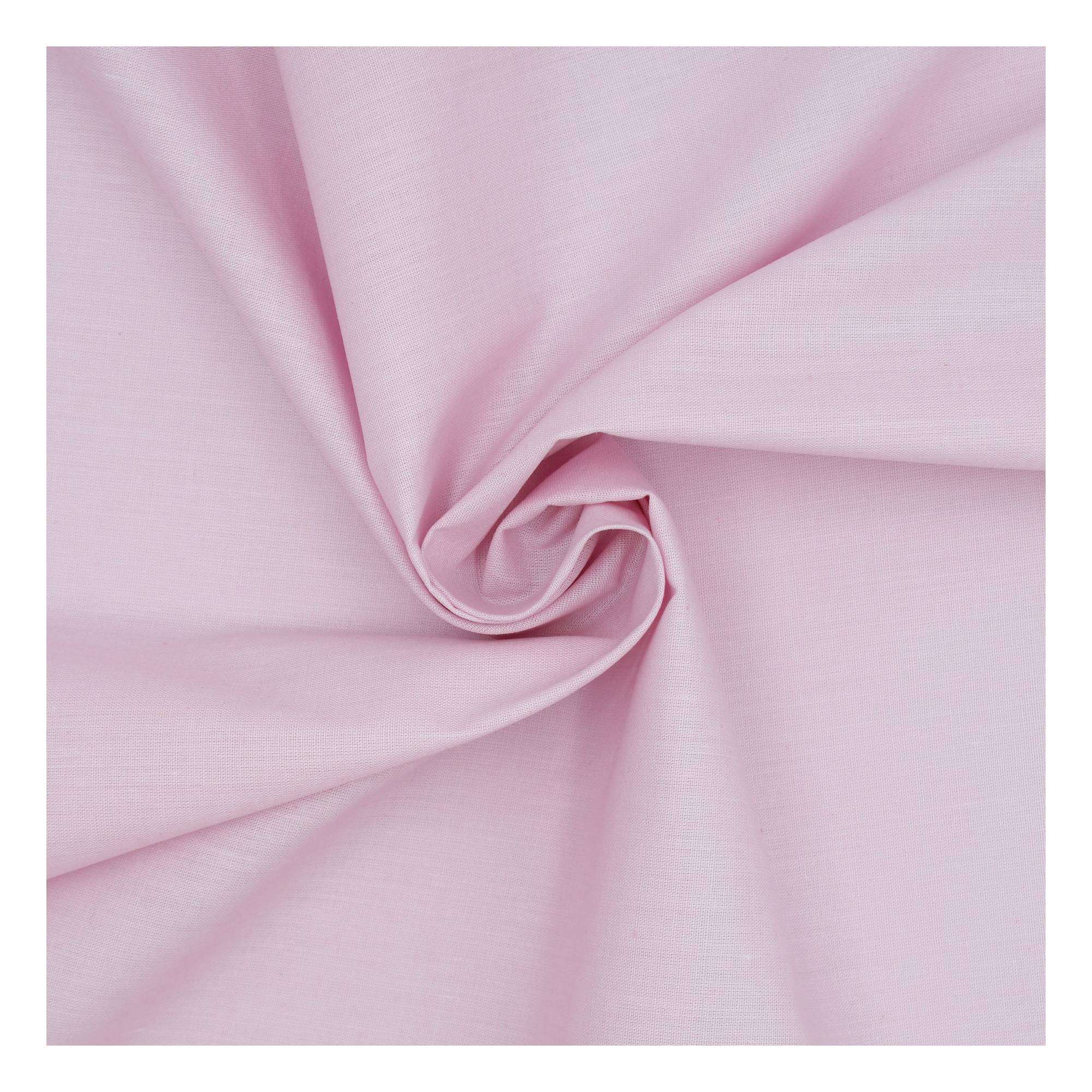 Pink Polycotton Extra Wide Fabric by the Metre