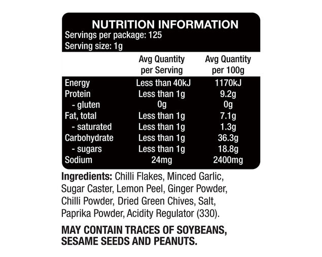 The Gourmet Collection Ginger Lemon Sriracha Spice Blend