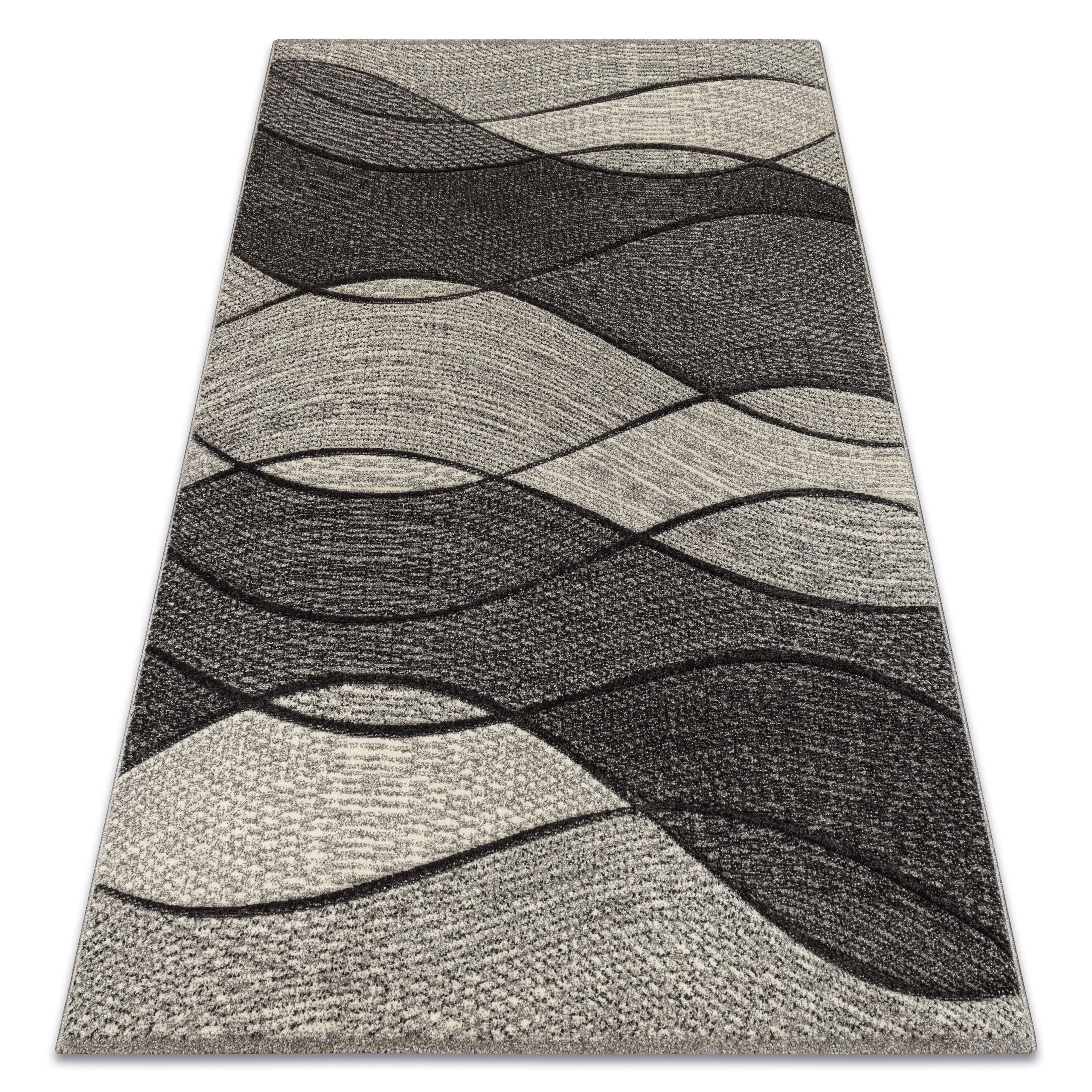 Dywan FEEL 5675/16811 FALE szary / antracyt / krem 280x370 cm