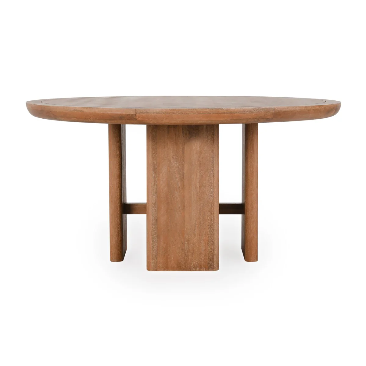 Classic Home Selena 60 Round Mango Wood Dining Table