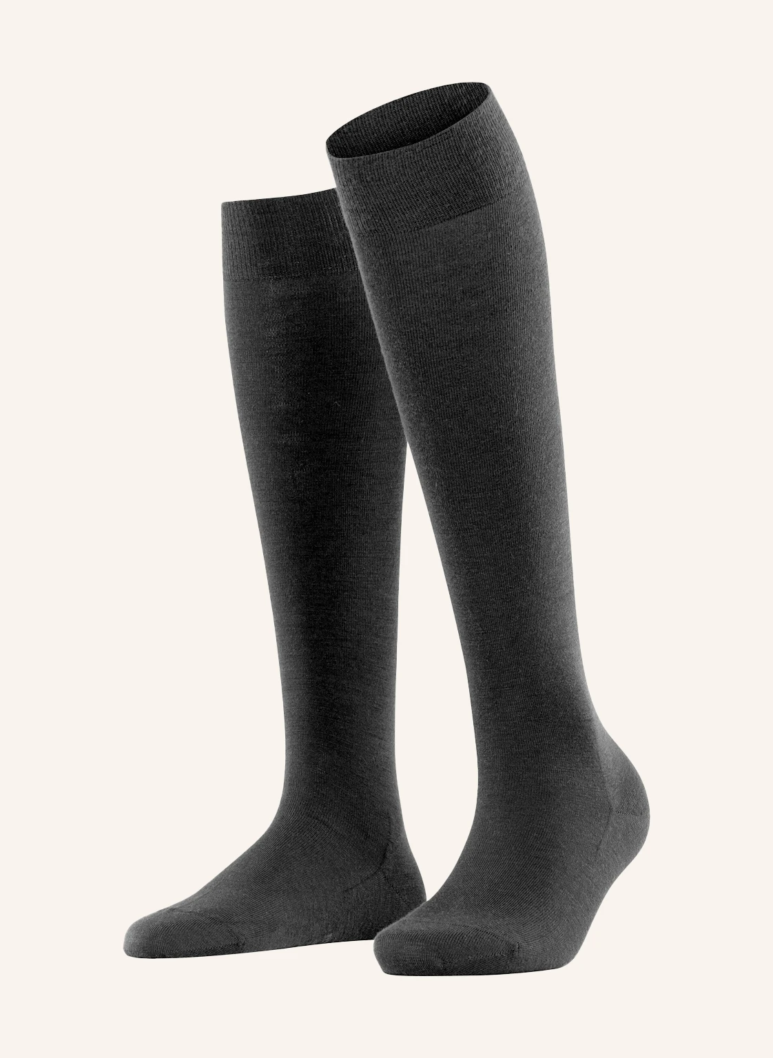 FALKE Kniestrümpfe SOFTMERINO mit Merinowolle