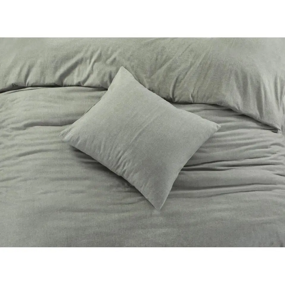 Papillon dekbedovertrek Brienz flanel - 200x200/220cm - Groen