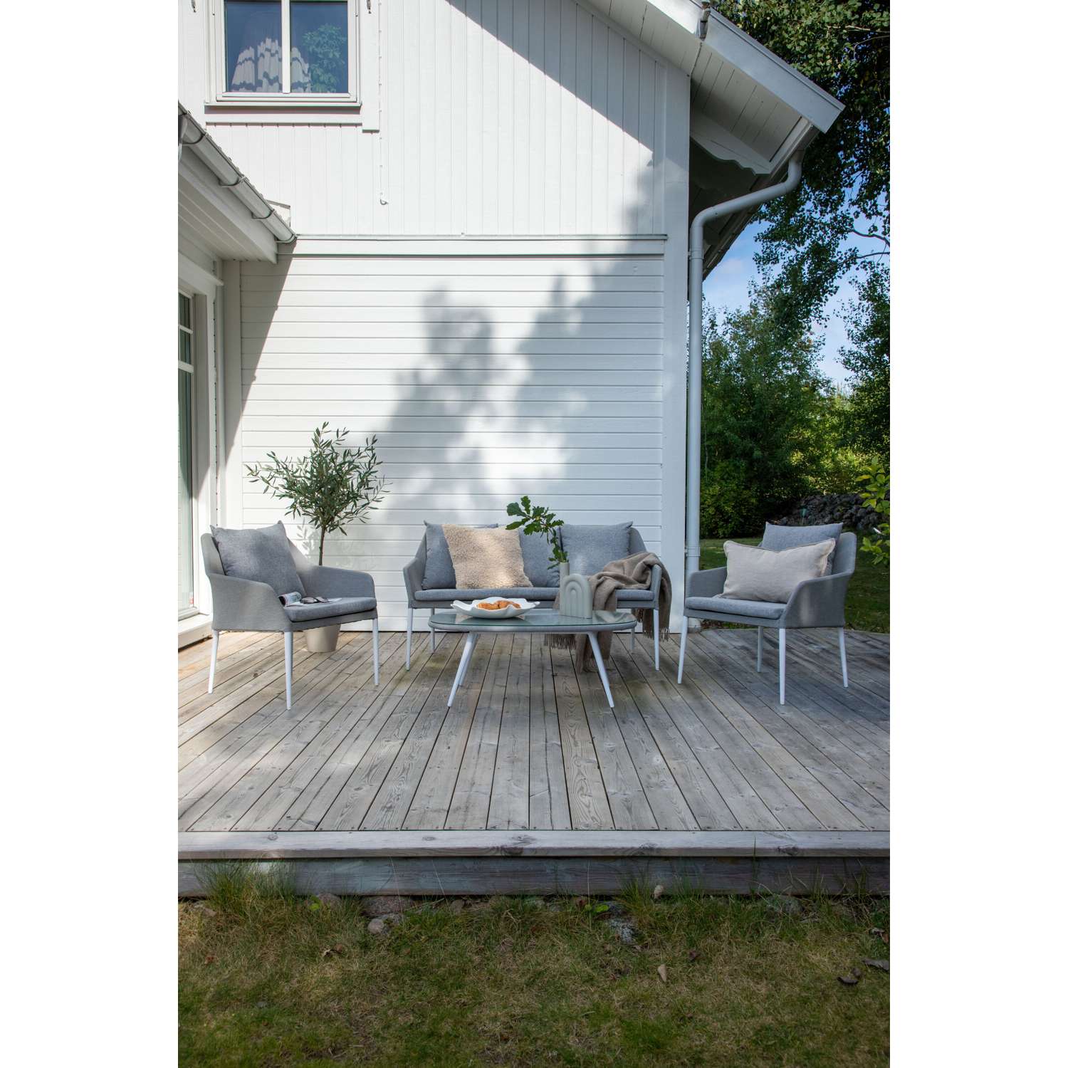 Venture Home Spoga Bankstel - Grijs