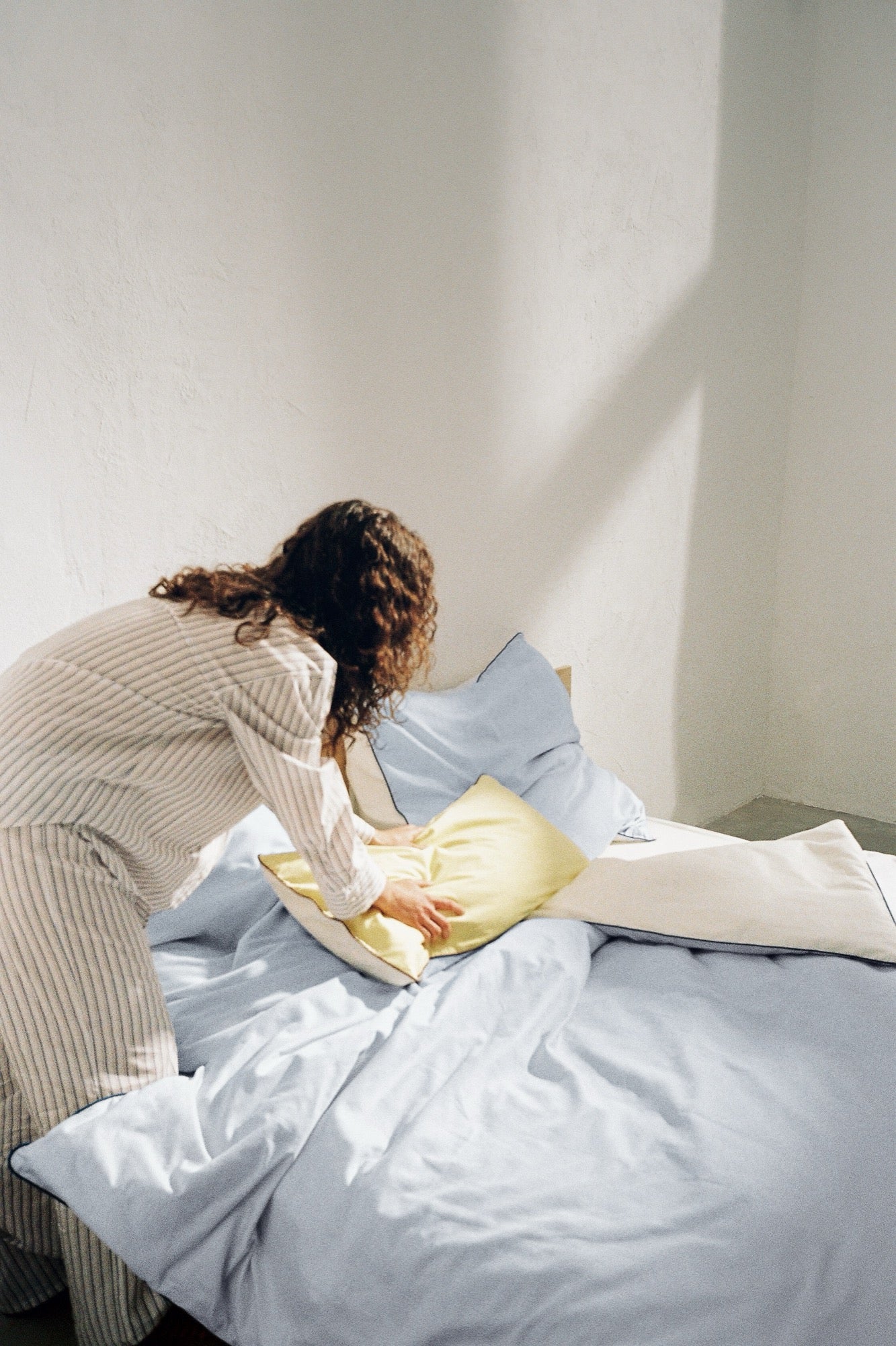 noo.ma OBA Dekbedovertrek - 150x200 cm - Baby Blue