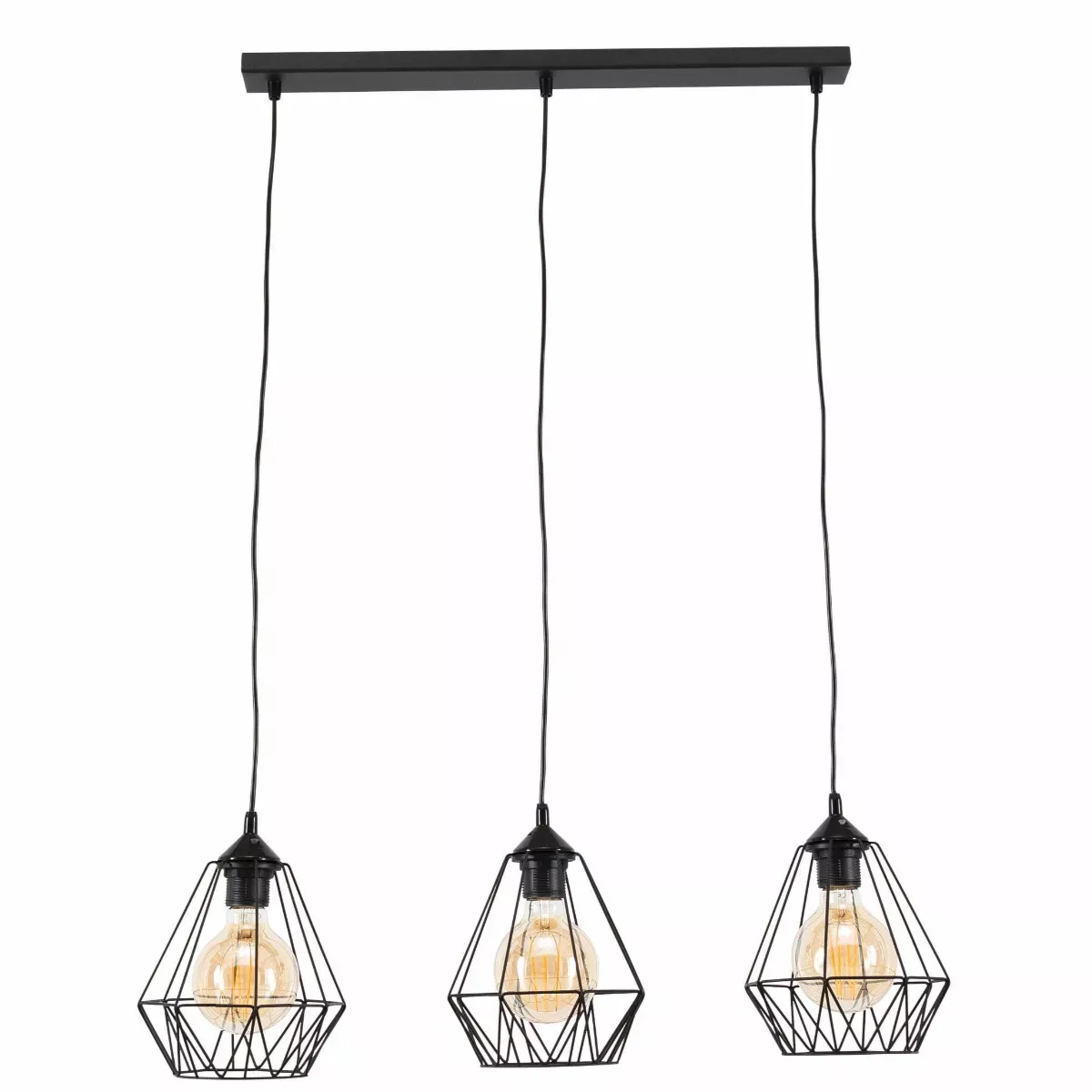 Lampa wisząca BENIGNE III czarna