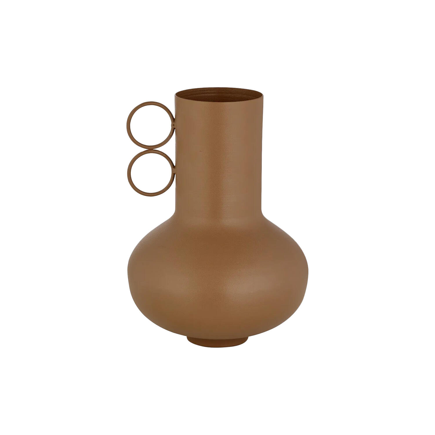 LOHA Vase Lille, amber brown