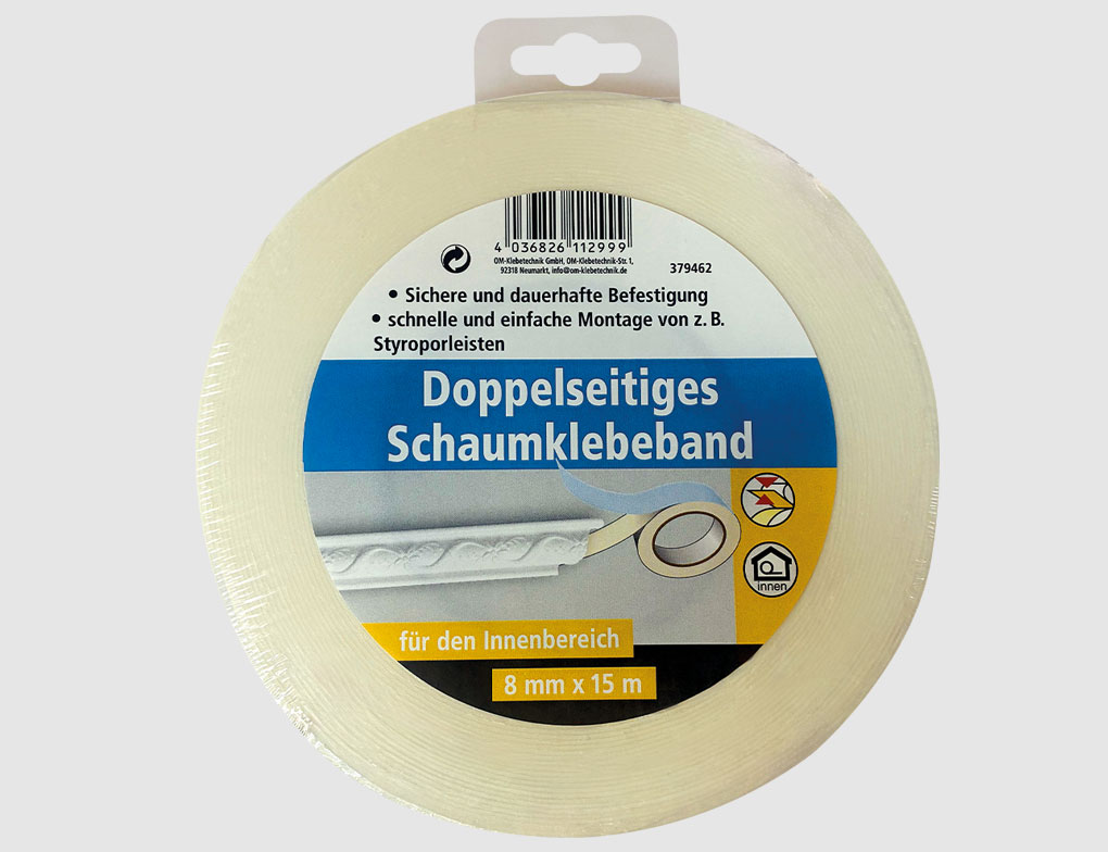 Doppelseitiges Schaumklebeband